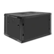 Kép 4/9 - Qoltec 19" RACK 6U szekrény perforált ajtókkal
