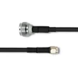 Kép 2/7 - Qoltec RG58 koaxiális kábel N Női RP-SMA Férfi 1m