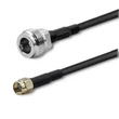 Kép 7/7 - Qoltec RG58 koaxiális kábel N Női RP-SMA Férfi 1m