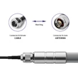 Kép 4/7 - Qoltec RG58 koaxiális kábel N Női RP-SMA Férfi 1m