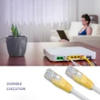 Kép 2/5 - Qoltec 10m CAT5 UTP LAN kábel fehér és sárga színben