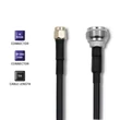 Kép 3/7 - Qoltec RG58 koaxiális kábel N Női RP-SMA Férfi 1m