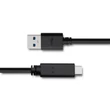 Kép 2/3 - Qoltec USB 3.1 típusú C férfi kábel 1.8m fekete