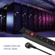 Kép 3/7 - Qoltec 1U PDU elosztó 6xSCHUKO túlfeszültség védelemmel