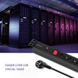 Kép 3/7 - Qoltec túlfeszültségvédős elosztó RACK 19"-hoz 6xSCHUKO