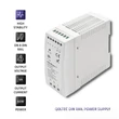 Kép 4/6 - Qoltec 60W DIN sínre szerelhető tápegység fehér színben