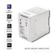 Kép 4/5 - Qoltec DIN sínre szerelhető 90W tápegység fehér színben