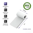Kép 2/7 - Qoltec hőpapír tekercs 57x7 mm, 10 db, BPA mentes