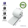 Kép 2/7 - Qoltec hőtranszfer címkék 57 x 60 mm, 10 db