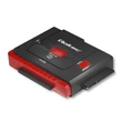 Kép 2/9 - Qoltec USB 3.0 Adapter IDE és SATA III-hoz fekete/piros színben