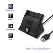 Kép 5/7 - Qoltec Smart ID chipkártya olvasó fekete színben