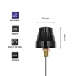 Kép 4/4 - Qoltec 4G LTE mindenirányú antenna kültéri 5dBi