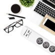 Kép 5/13 - Qoltec túlfeszültségvédő elosztó 6 aljzattal és 2 USB porttal