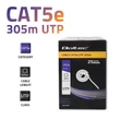 Kép 2/6 - Qoltec CAT5E UTP hálózati kábel 305m szürke színben