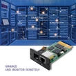 Kép 4/7 - Qoltec SNMP modul UPS Rackhez, hálózati felügyelet