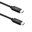 Kép 2/9 - Qoltec USB 2.0 típusú C kábel fekete színben