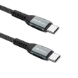 Kép 2/11 - Qoltec USB 2.0 C kábel fekete színben, 1m hosszú