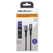 Kép 11/11 - Qoltec USB 2.0 C kábel fekete színben, 1m hosszú