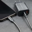 Kép 5/9 - Qoltec USB 2.0 típusú C kábel fekete színben