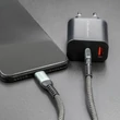 Kép 7/11 - Qoltec USB 2.0 C kábel fekete színben, 1m hosszú