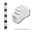 Kép 4/8 - Qoltec ipari DIN sínre szerelhető tápegység 15W 5V 3A