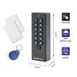 Kép 2/9 - Qoltec HYPERION RFID kódzár kártyával és kulcstartóval