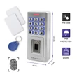 Kép 2/9 - Qoltec OBERON kódzár ujjlenyomat-olvasóval és RFID rendszerrel