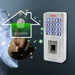 Kép 5/9 - Qoltec OBERON kódzár ujjlenyomat-olvasóval és RFID rendszerrel