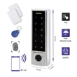 Kép 2/11 - Qoltec TITAN kódzár ujjlenyomat-olvasóval és RFID funkcióval