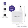 Kép 3/10 - Qoltec 96W gyors töltő USB C PD fehér színben