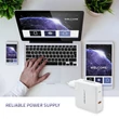 Kép 2/10 - Qoltec GaN FAST 108W fehér töltő laptophoz és okostelefonhoz