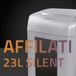 Kép 9/10 - Qoltec Shredder AFFILATI 23L csendes mikrovágású iratmegsemmisítő