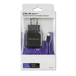 Kép 2/8 - Qoltec 17W töltő 2xUSB és USB C kábellel