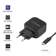 Kép 4/8 - Qoltec 17W töltő 2xUSB és USB C kábellel