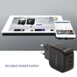Kép 3/8 - Qoltec 17W töltő 3xUSB, fekete színben