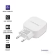 Kép 4/8 - Qoltec 12W USB töltő fehér színben