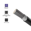 Kép 3/5 - Qoltec 4mm² napelemes kábel 100m fekete színben