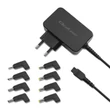 Kép 1/10 - Qoltec univerzális tápegység laptophoz 45W, 8 csatlakozóval
