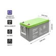 Kép 3/8 - Qoltec 12V 200Ah mélyciklusú gél akkumulátor