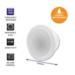 Kép 5/7 - Qoltec vízálló mennyezeti hangszóró 3 inch