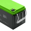Kép 4/9 - Qoltec 12V 150Ah zselés akkumulátor szürke és zöld színben