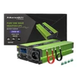 Kép 1/18 - Qoltec 1000W tiszta szinuszhullámú inverter LCD kijelzővel