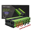 Kép 1/17 - Qoltec 2500W tiszta szinuszhullámú inverter LCD kijelzővel