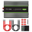 Kép 6/15 - Qoltec 2000W inverter, tiszta szinuszhullám, fekete színben