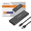 Kép 2/10 - Qoltec M.2 SATA SSD ház fekete színben USB-C csatlakozóval