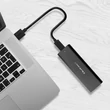 Kép 4/10 - Qoltec M.2 SATA SSD ház fekete színben USB-C csatlakozóval