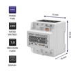 Kép 3/9 - Qoltec háromfázisú elektronikus energiafogyasztásmérő LCD kijelzővel