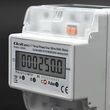 Kép 5/9 - Qoltec háromfázisú elektronikus energiafogyasztásmérő LCD kijelzővel