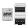 Kép 6/9 - Qoltec háromfázisú elektronikus energiafogyasztásmérő LCD kijelzővel