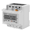 Kép 8/9 - Qoltec háromfázisú elektronikus energiafogyasztásmérő LCD kijelzővel